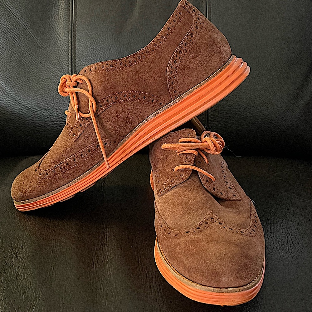 Cole Haan LunerGrand Lunarlon Wingtip Oxfords - Womens Size 9